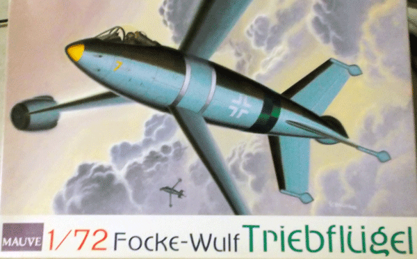 MAUVE/1/72/ドイツ空軍フォッケウルフFwトリープフリューゲル迎撃戦闘機/未組立品