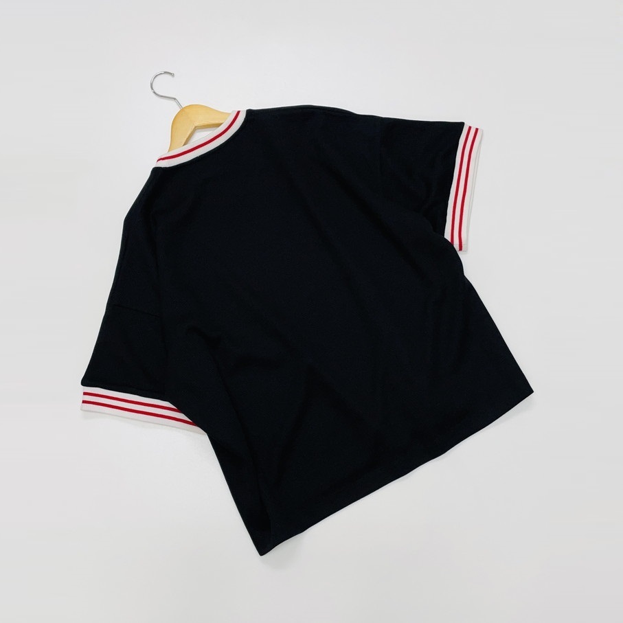 /M/ a lit r ブラック リンガーTシャツ トップス スポーツ アウトドア キャンプ ワッフル 生地 オーバーサイズ ホワイト アリトル_画像10
