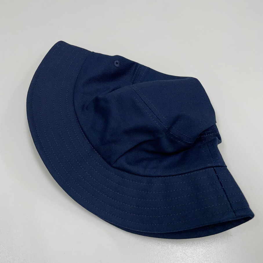 Dickies ネイビー バケットハット アウトドア キャンプ ゴルフ 帽子 バイク スポーツ レトロ ロゴブラックワッペン ディッキーズ_画像9