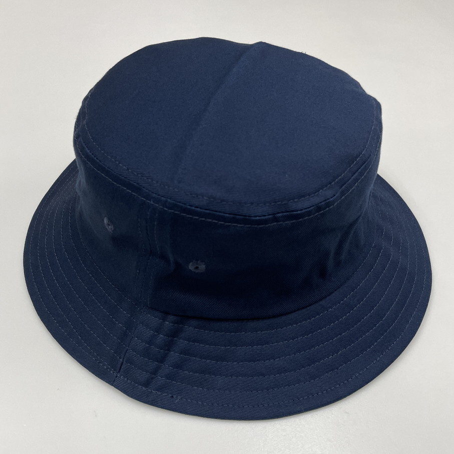 Dickies ネイビー バケットハット アウトドア キャンプ ゴルフ 帽子 バイク スポーツ レトロ ロゴブラックワッペン ディッキーズ_画像5
