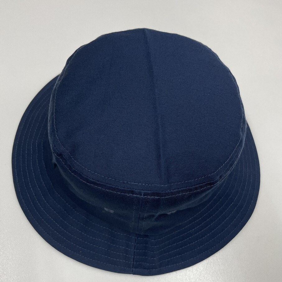 Dickies ネイビー バケットハット アウトドア キャンプ ゴルフ 帽子 バイク スポーツ レトロ ロゴブラックワッペン ディッキーズ_画像7
