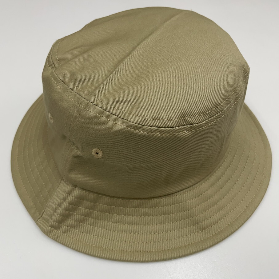 Dickies ベージュ バケットハット アウトドア キャンプ ゴルフ 帽子 バイク スポーツ レトロ ロゴブラックワッペン ディッキーズ_画像5