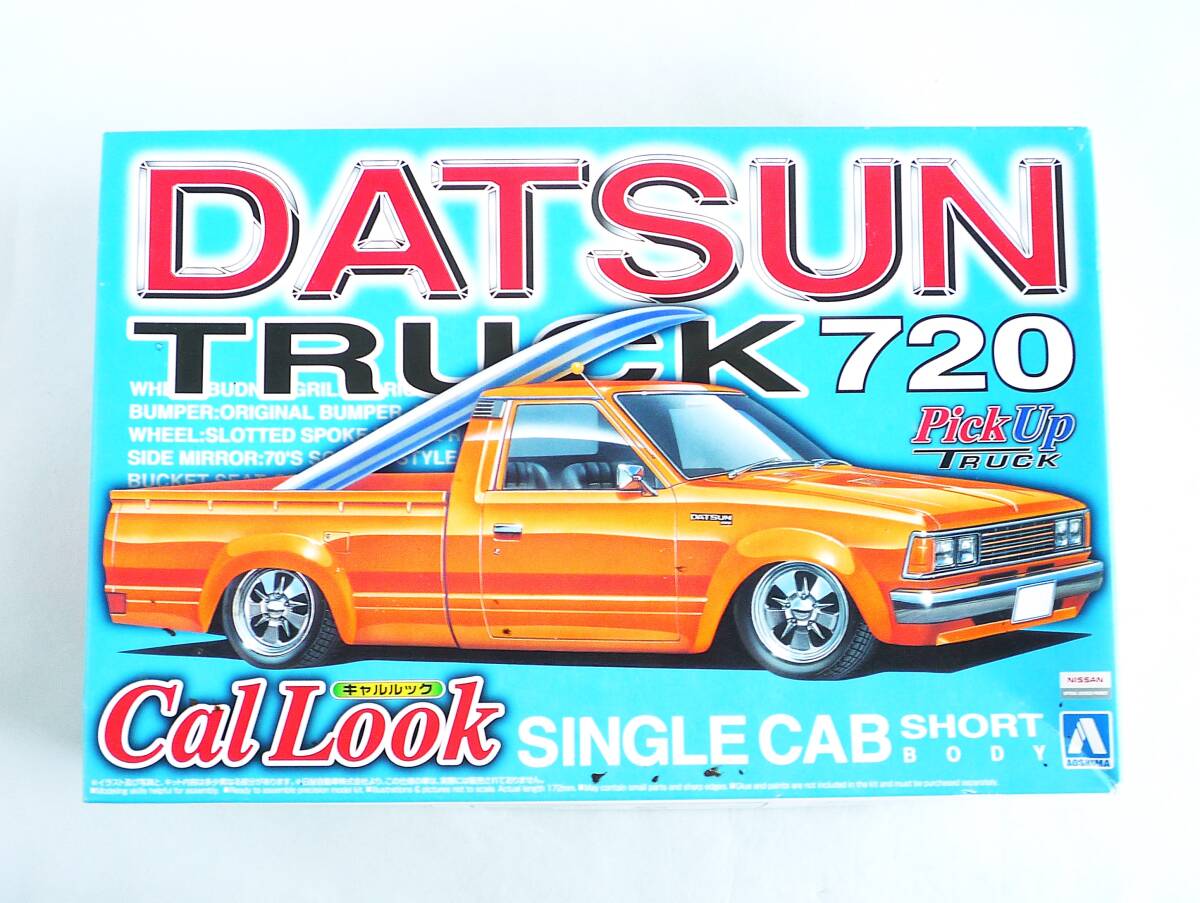 ★☆【定形外OK】未組立!アオシマ 1/24 ピックアップシリーズNo.4 ダットサン720 キャルルック~2012年製!~内袋未開封品【同梱可】[GH10A13]