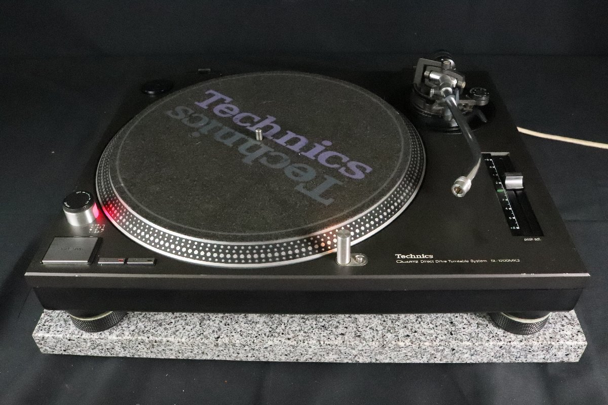 【ジャンク】Technics SL-1200MK3 ターンテーブル Technics SL-1200mk3 ターンテーブルジャンク