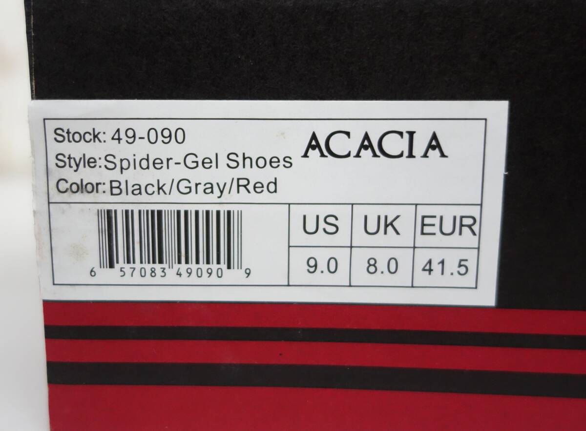 デッドストック　ウィンターギア 防滑シューズ＊ACACIA アカシア ＊Spider-Gel SHOES 　スパイダーゲルシューズ＊49-090 US9 27.0cm