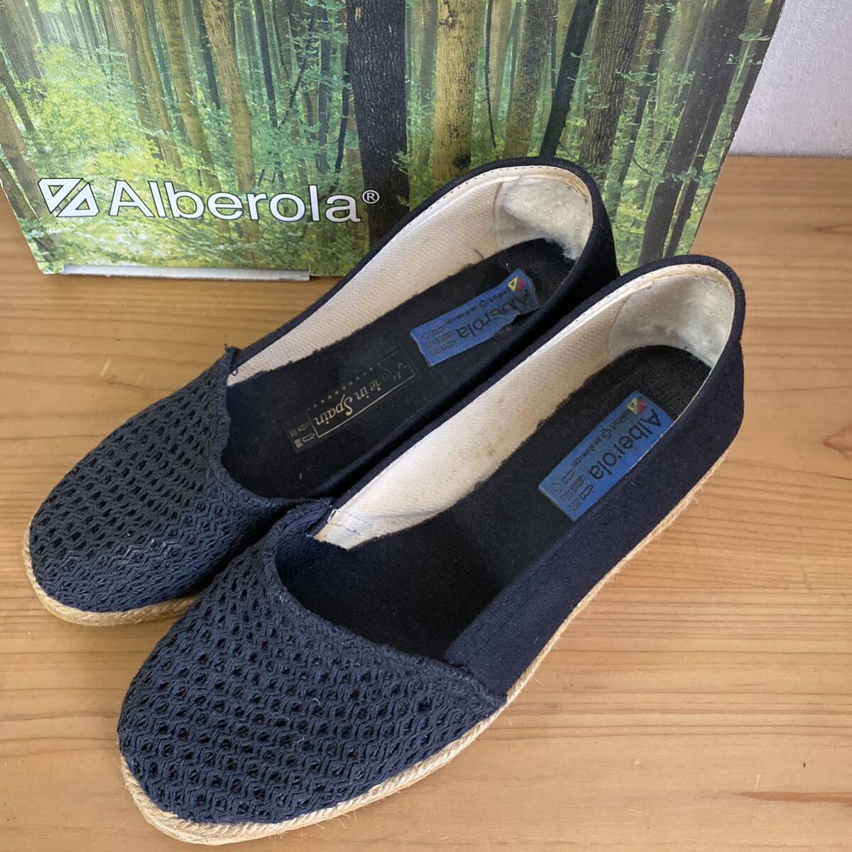 アルべローラ スリッポン シューズ ALBEROLA 36 ブラック 黒 アルべローラ スリッポン シューズ ALBEROLA 36 ブラック 黒