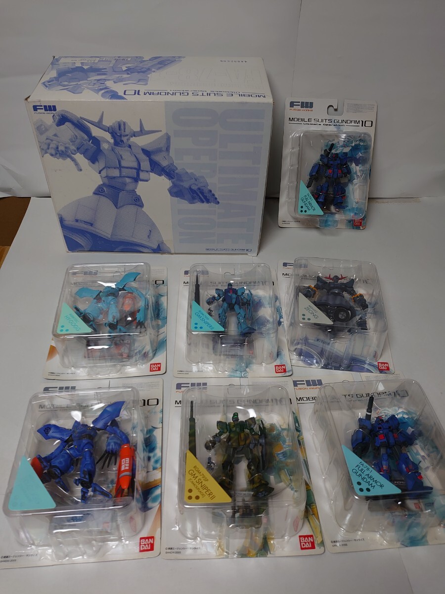 新古品 大箱(汚れ破れ) 小箱未開封 機動戦士ガンダム FW GUNDAM Ultimate Operation アルティメットオペレーション No10 7個 BOX コンプ