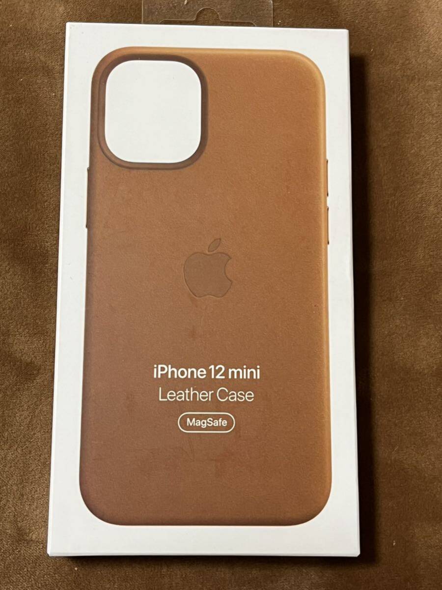 Apple純正】 iPhone 12 mini レザーケース サドルブラウン Apple純正】 iPhone 12 mini レザーケース サドルブラウン