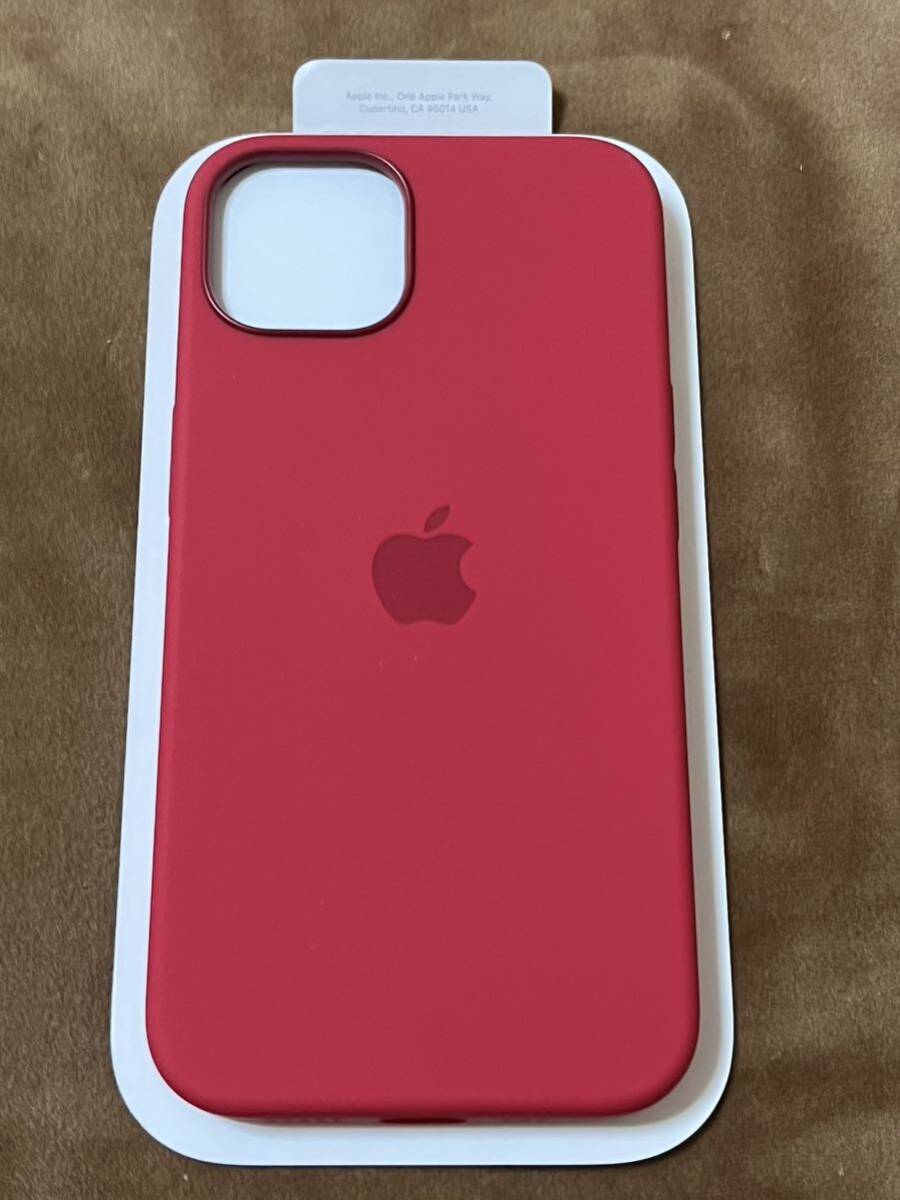 Apple Apple original * iPhone 13 silicon case * red * new goods 