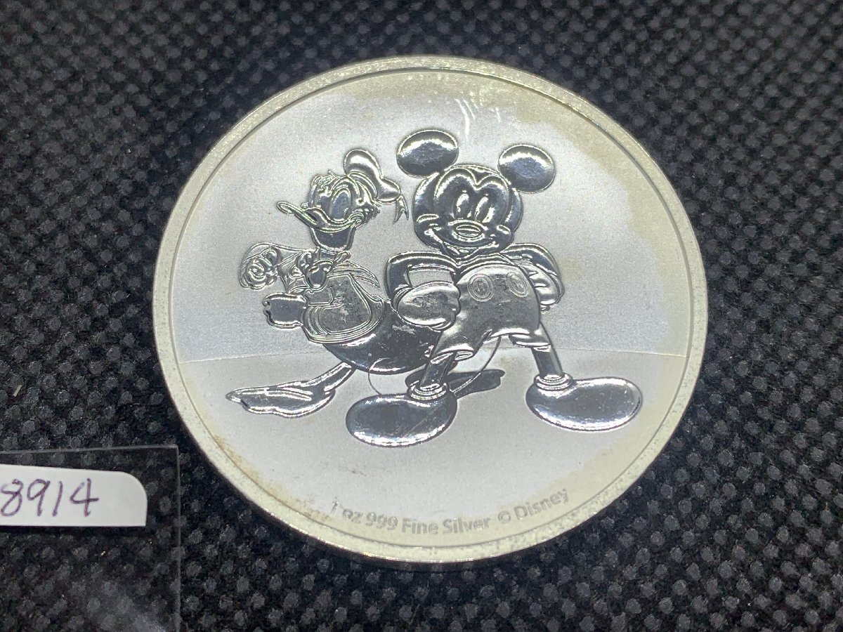 31.1グラム 2023年 (新品) ニウエ「ディズニー・ミッキーとドナルド」純銀 1オンス 銀貨