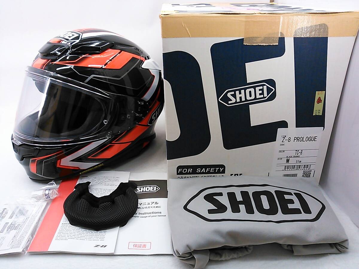 2021年製 SHOEI ショウエイ Z-8 PROLOGUE プロローグ Mサイズ 元 2021年製 SHOEI ショウエイ Z-8 PROLOGUE プロローグ Mサイズ 元