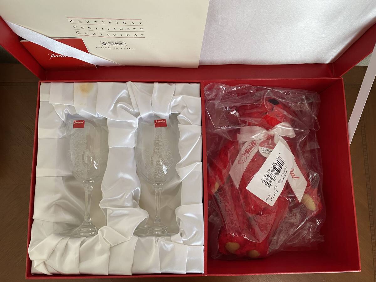 お値下げ中! Steiff シュタイフのテディベア & Baccarat お値下げ中! Steiff シュタイフのテディベア & Baccarat