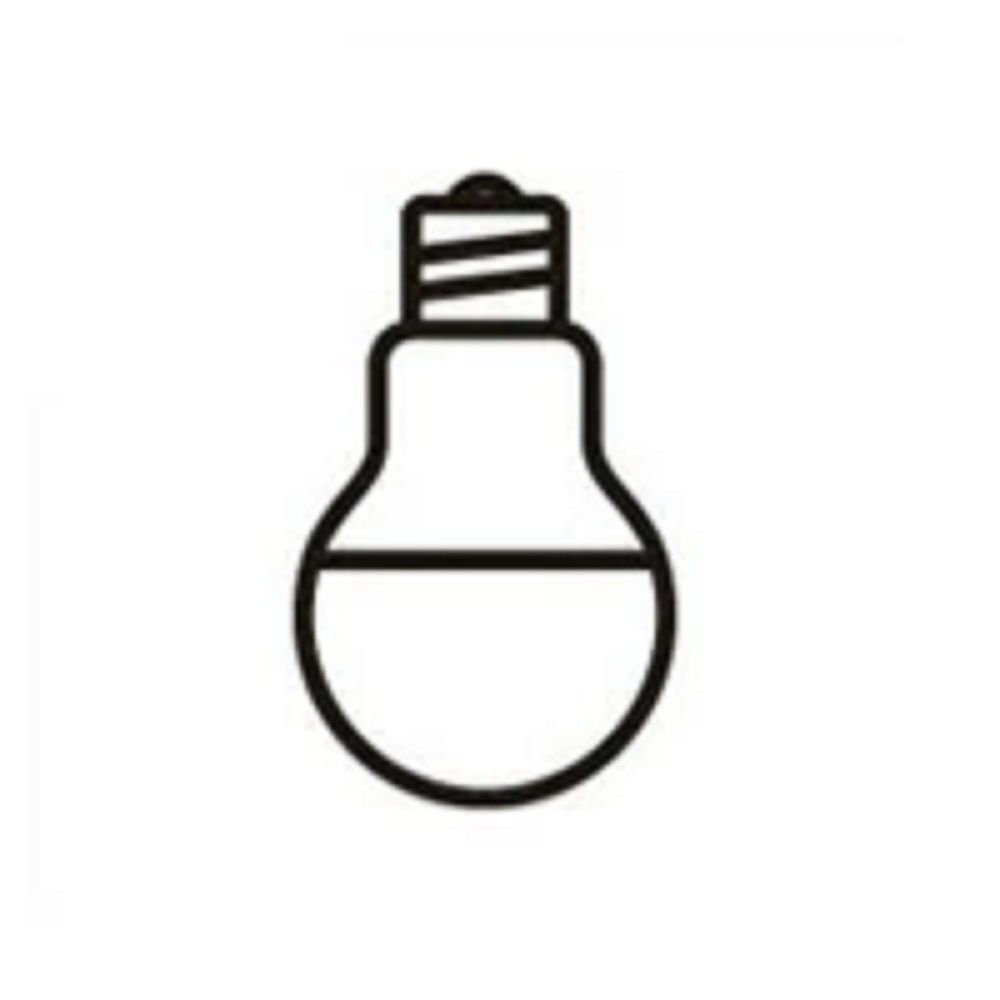 LED電球 電球色 E17口金 LDA6LGE17R90