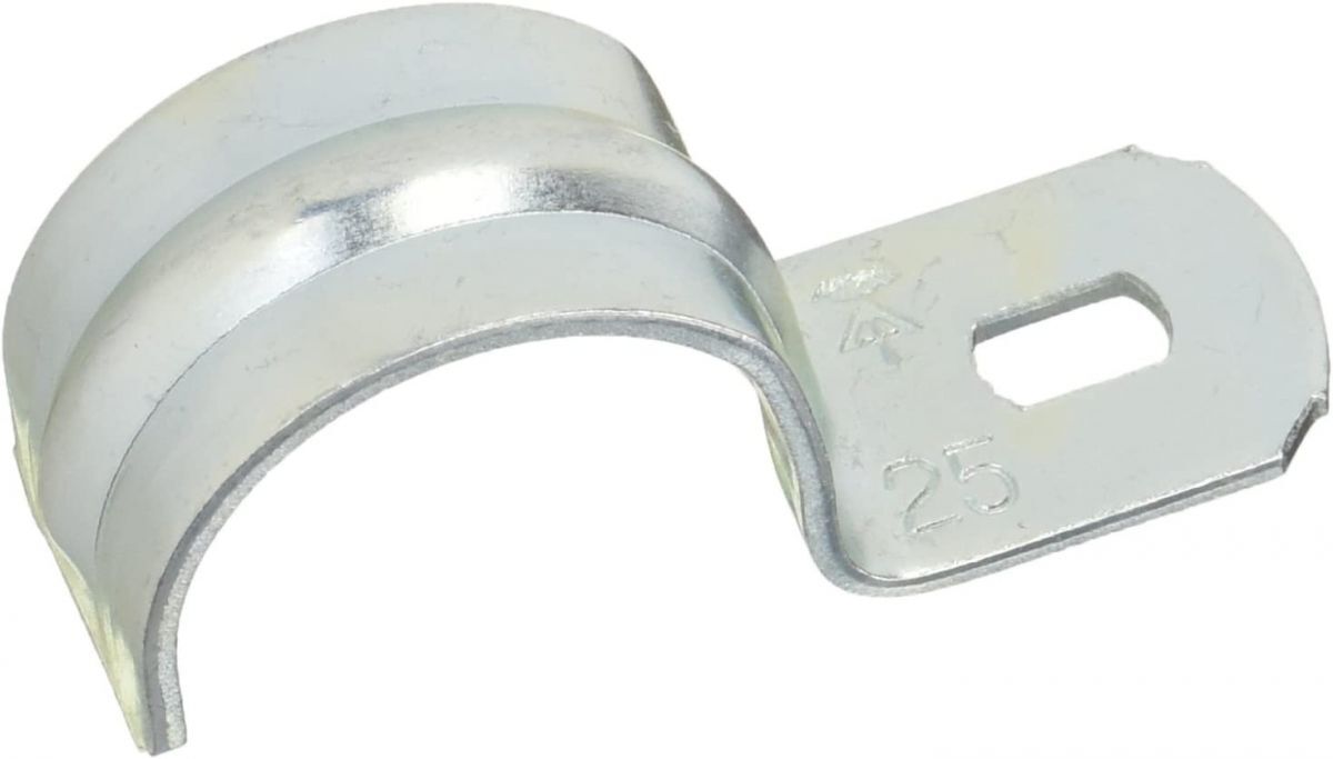 鉄片サドル 適合径25～27mm 100個入 SKT-25-100