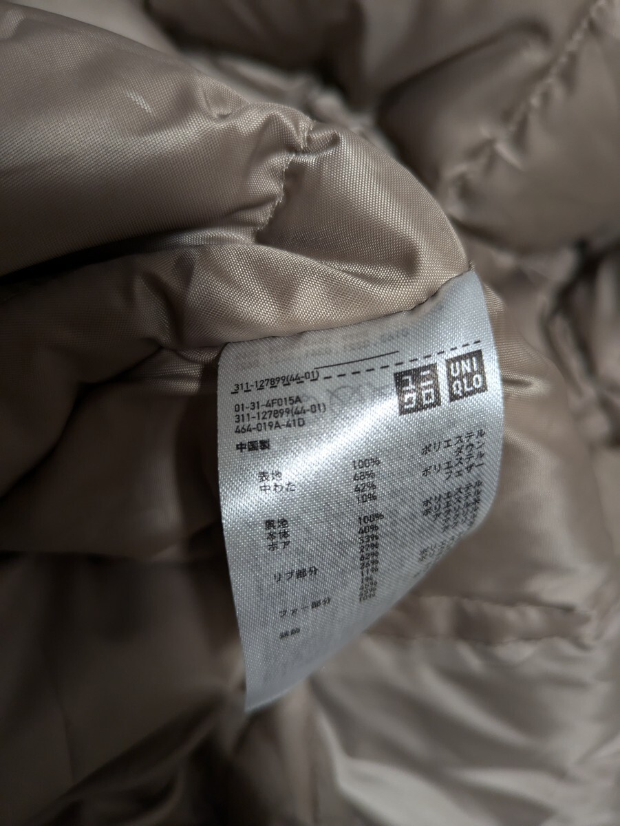 美品 UNIQLO ユニクロ L エアテックダウンコート 127899 ダウン 美品 UNIQLO ユニクロ L エアテックダウンコート 127899 ダウン