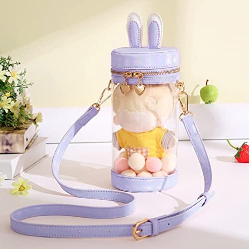 YUYAKESHI pain ba see . bag shoulder bag Event soft toy . ear 2WAY going out transparent bag mi