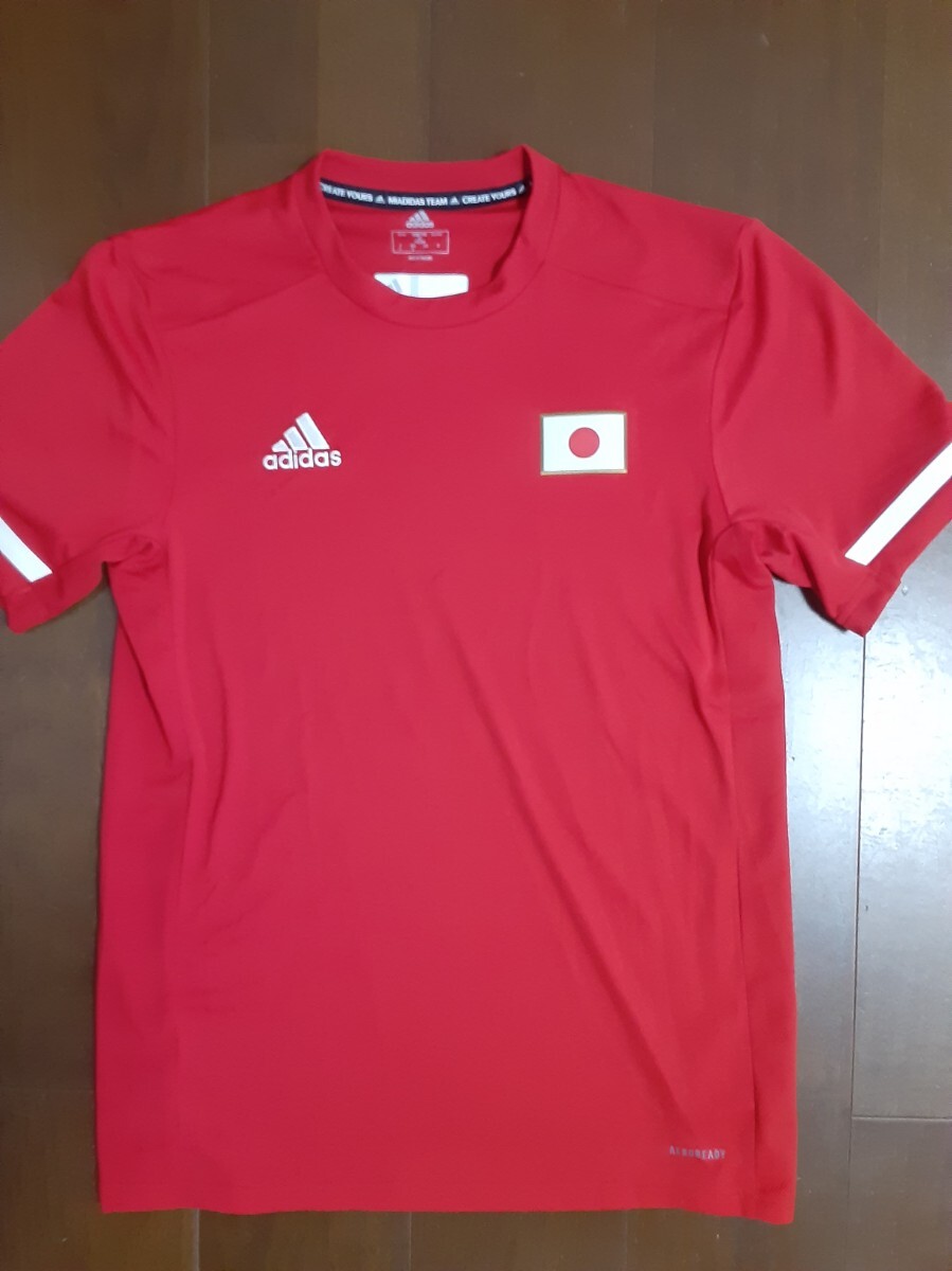 非売品・サッカー日本代表オリンピック用プラクティスシャツ赤
