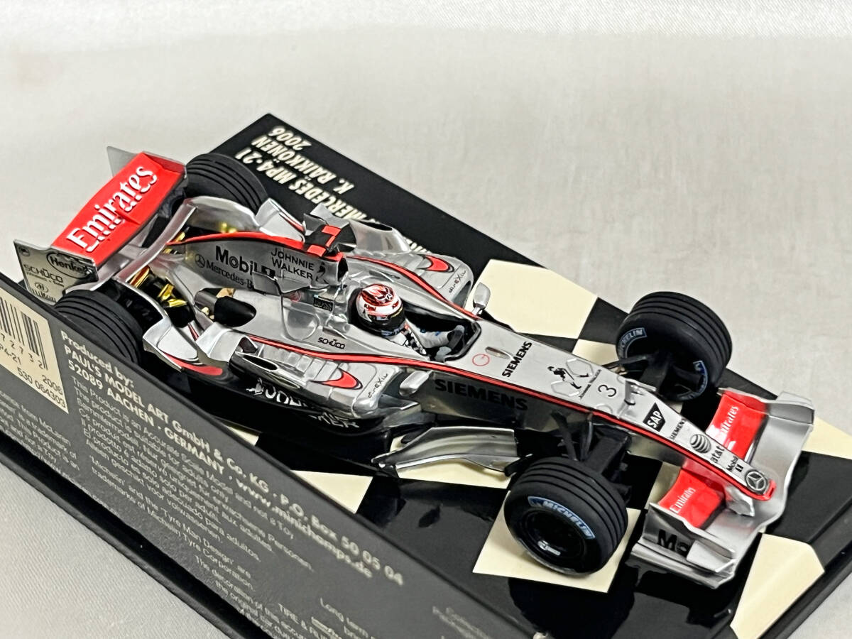 ミニチャンプス 1/43 マクラーレン メルセデス MP4-21 F1 ミニチャンプス 1/43 マクラーレン メルセデス MP4-21 F1
