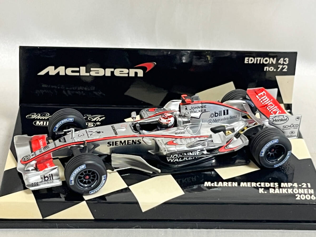 ミニチャンプス 1/43 マクラーレン メルセデス MP4-21 F1 ミニチャンプス 1/43 マクラーレン メルセデス MP4-21 F1