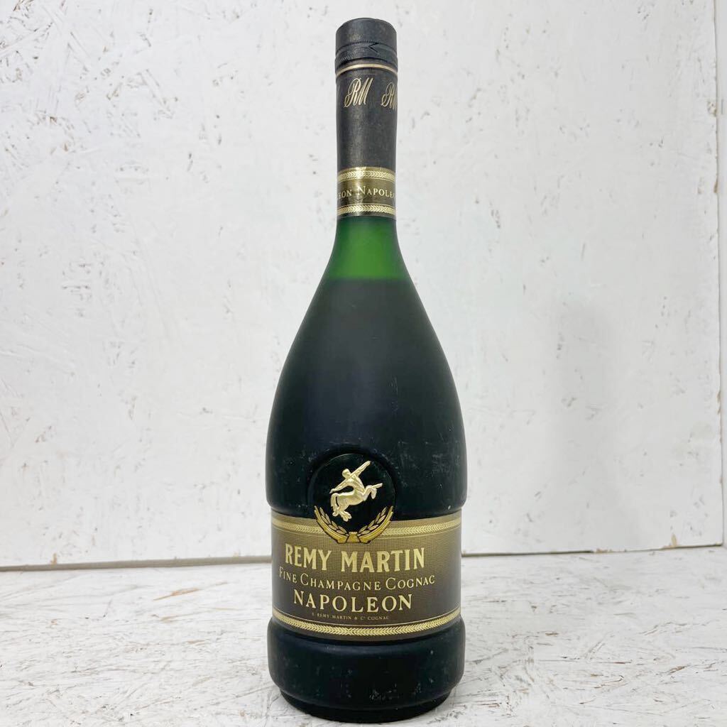 1 REMY MARTIN レミーマルタン NAPOLEON ナポレオン 長期保管品 ブランデー お酒 洋酒古酒 未開栓 グリーン