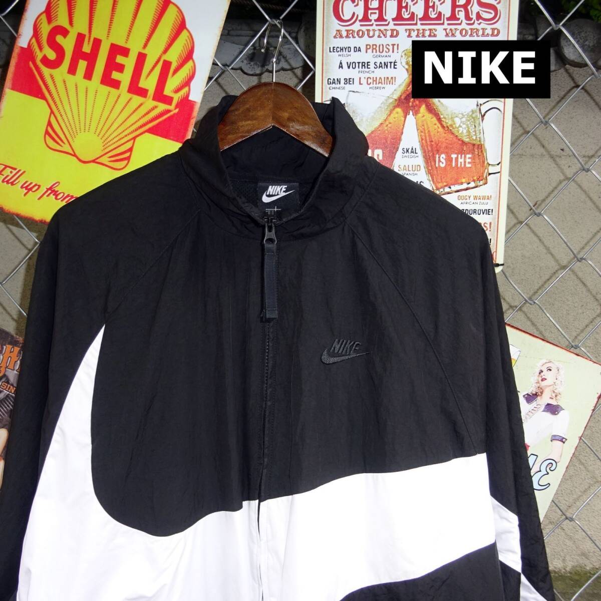 NIKE ナイキ ウーブン ジャケット L サイズ ナイロン ビッグ NIKE ナイキ ウーブン ジャケット L サイズ ナイロン ビッグ