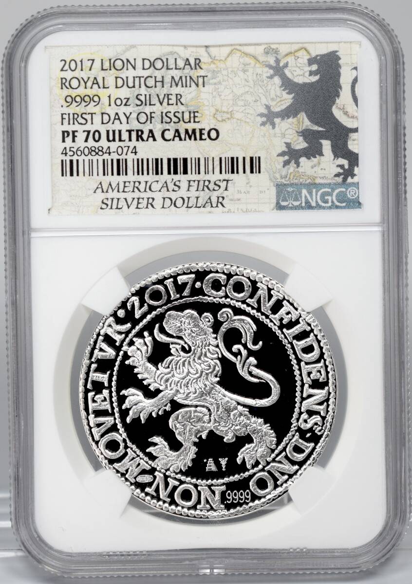 米ドルの源流/NGC PF70UC First Day of Issue】2017年 オランダ 米ドルの源流/NGC PF70UC First Day of Issue】2017年 オランダ