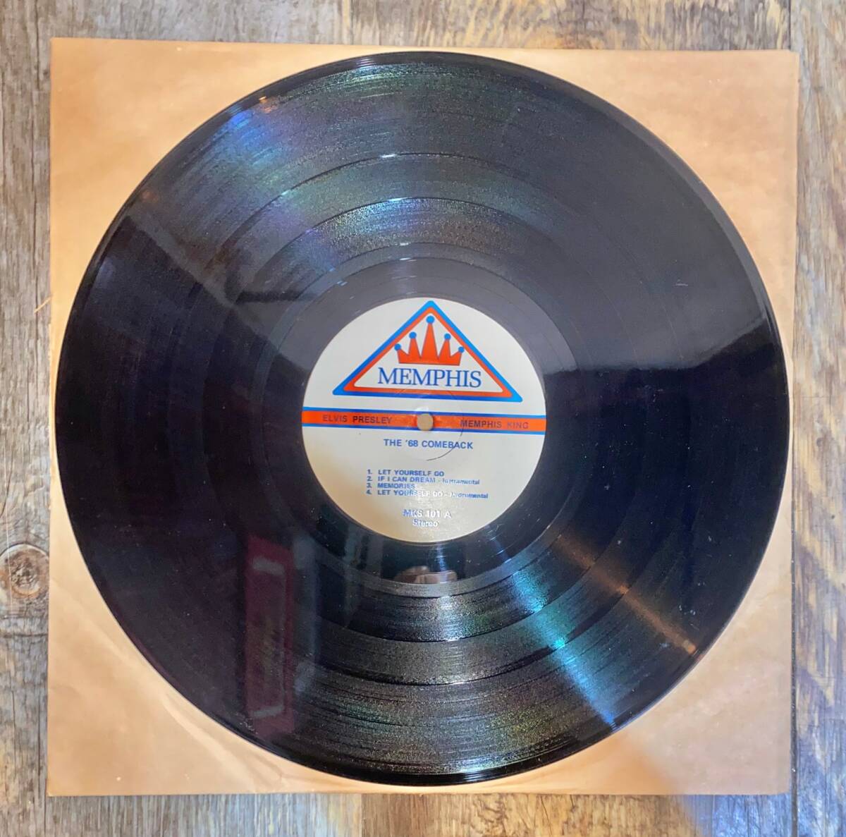 【No.1184】ELVIS PRESLEY/エルヴィス?プレスリー LP The '68 Comeback Memphis MKS101 輸入盤 現(xiàn)狀品