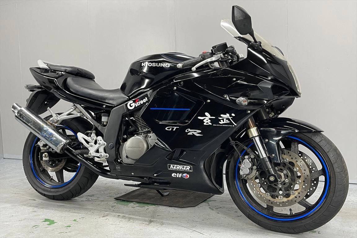 ヒョースン GT250R 売り切り！１円スタート！☆始動動画有☆エンジン好調！KM4MJ51！ノーマル！HYOSUNG！全国配送！福岡佐賀 検）CBR250