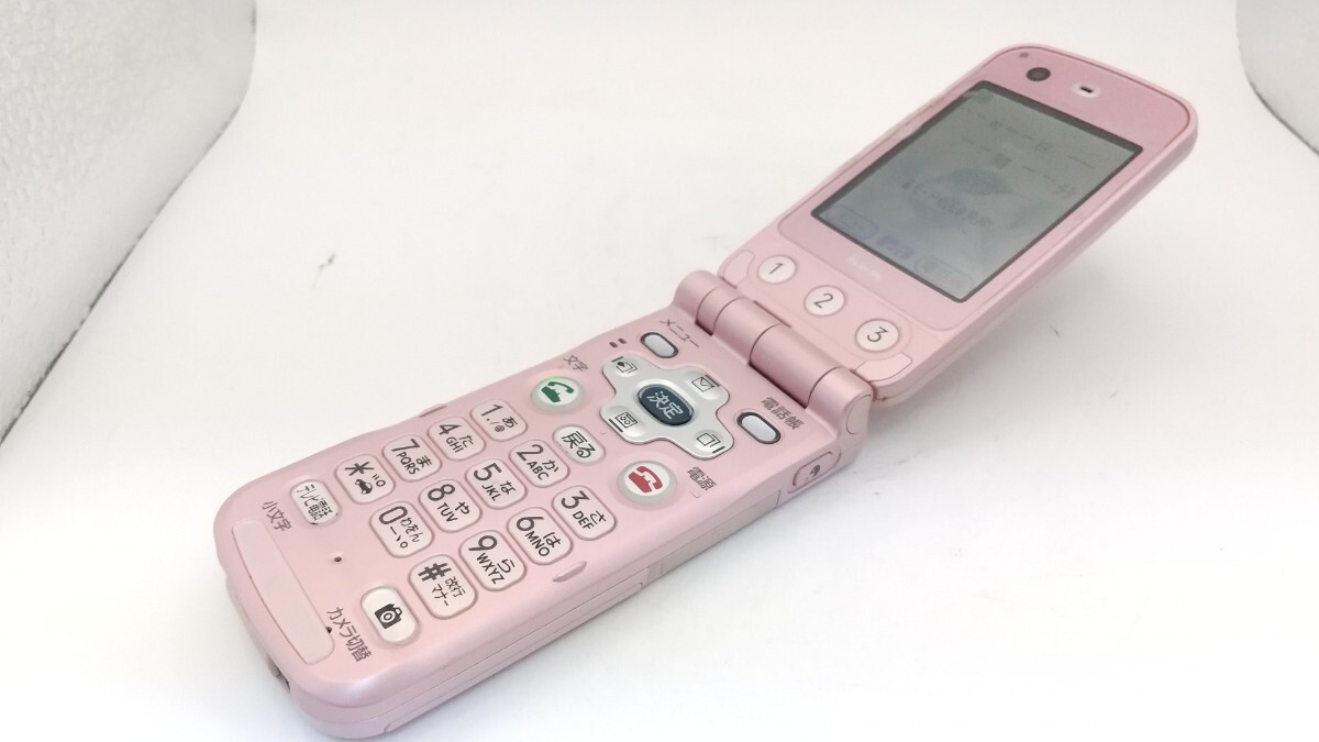 K293 docomo FOMA らくらくホン F882iES FUJITSU 富士通/ガラケー/ケータイ 簡易動作確認&簡易清掃&初期化OK 判定○ 現状品 送料無料
