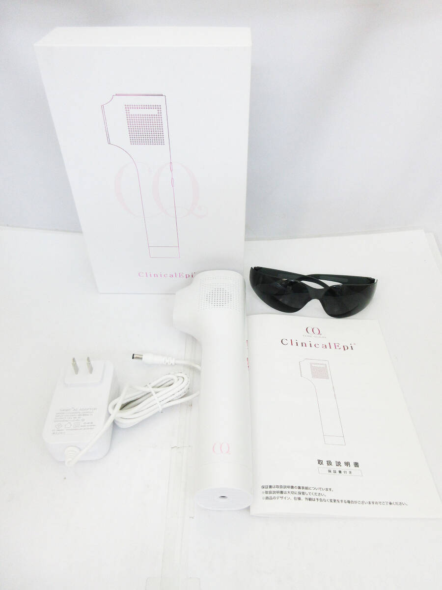 G2500●CQ クリニカルエピ Clinical Epi 家庭用脱毛器 美容機器●表示照射回数残 約999997回●株式会社 川 SEN●付属品完品●動作品
