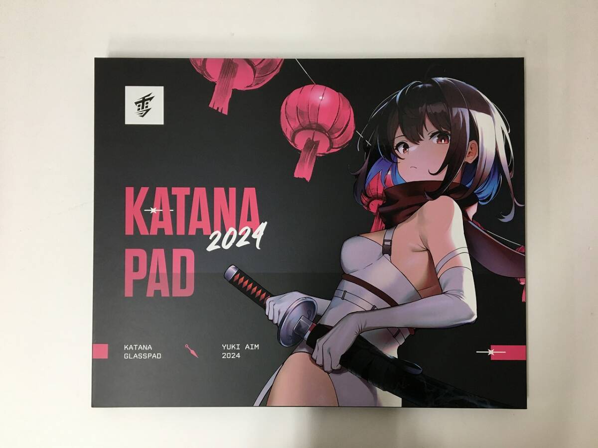 0643233J☆ KATANA GLASSPAD YUKI AIM 2024 マウスパッド 0643233J☆ KATANA GLASSPAD YUKI AIM 2024 マウスパッド
