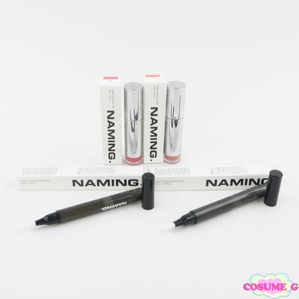 ネーミング スキンフィット コンシーラー ブラッシュ #01 #02 デューイグラス リップティント #02 #03 4点セット C362_画像1