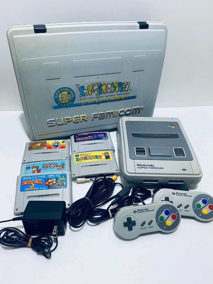 激安通販の 動作品 / 美品 Nintendo SHVC-001 スーパーファミコン 任天堂 本体、アクセサリー