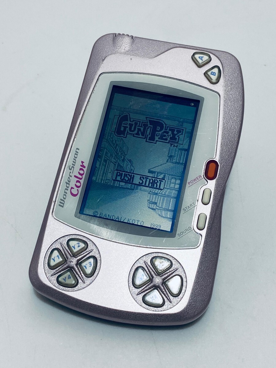 レトロゲーム 動作品 ワンダースワンカラー本体（WSC-001） ワンダースワンカラー WSC wonder swan color 希少品まとめ(N-94)