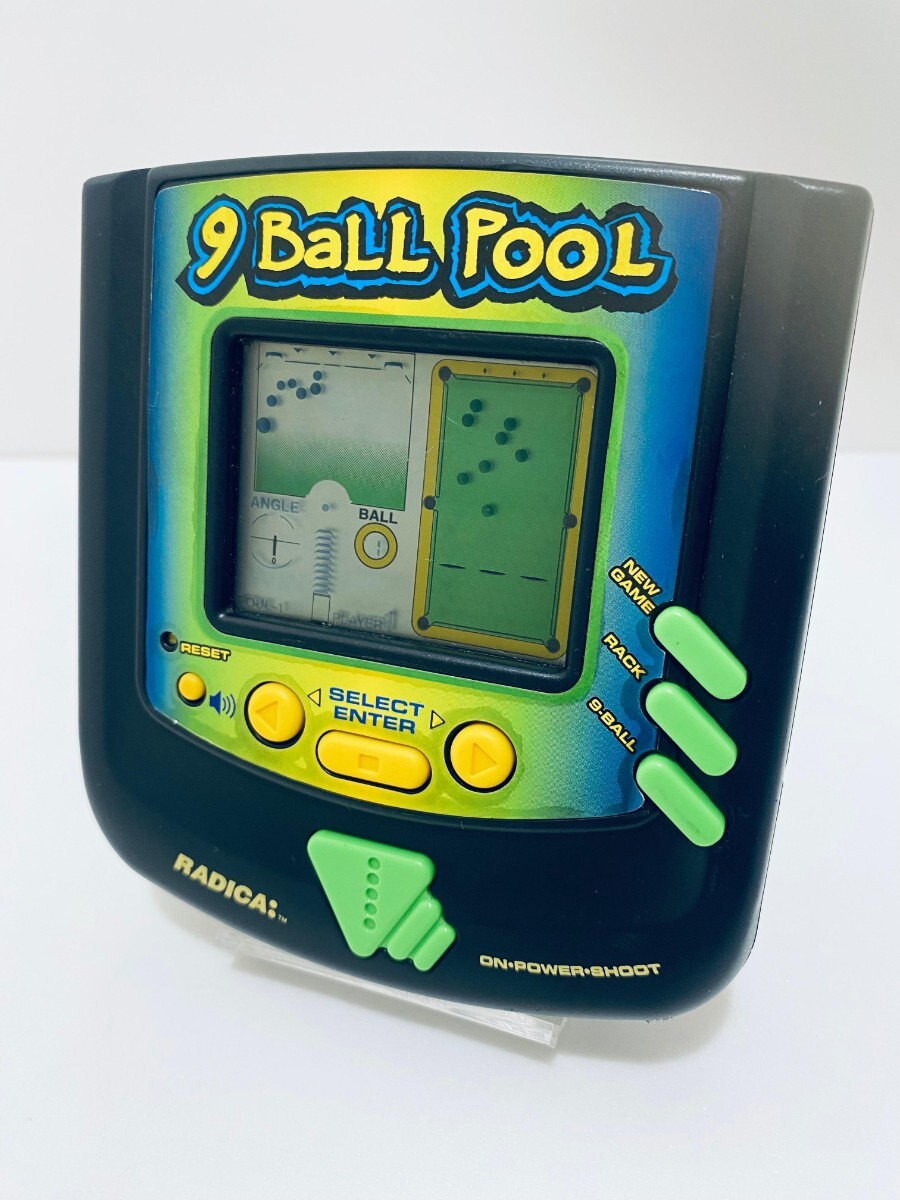 美品 / 動作品 LSIゲーム 9 Ball Pool ビリヤード ゲームウォッチ LCD RADICA 携帯ゲーム レトロ 希少品(D-33)