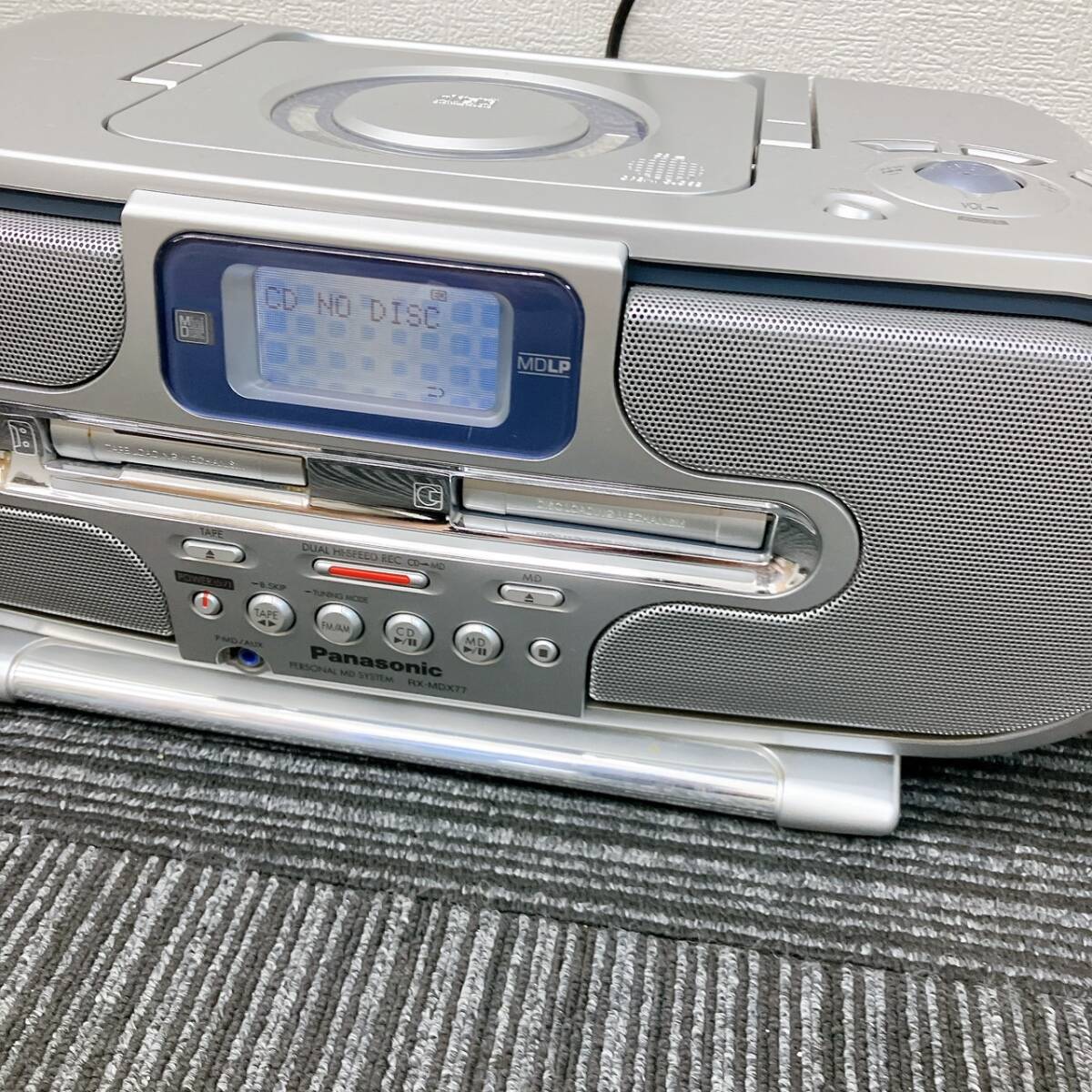 〇 Panasonic パナソニック MD CD ラジカセ CDラジカセ RX-MDX77 〇 Panasonic パナソニック MD CD ラジカセ CDラジカセ RX-MDX77