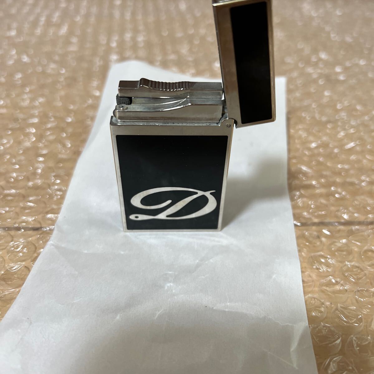 デュポンのライター デュポン ライター ライン2 ブラックラッカー エンボスボーダー