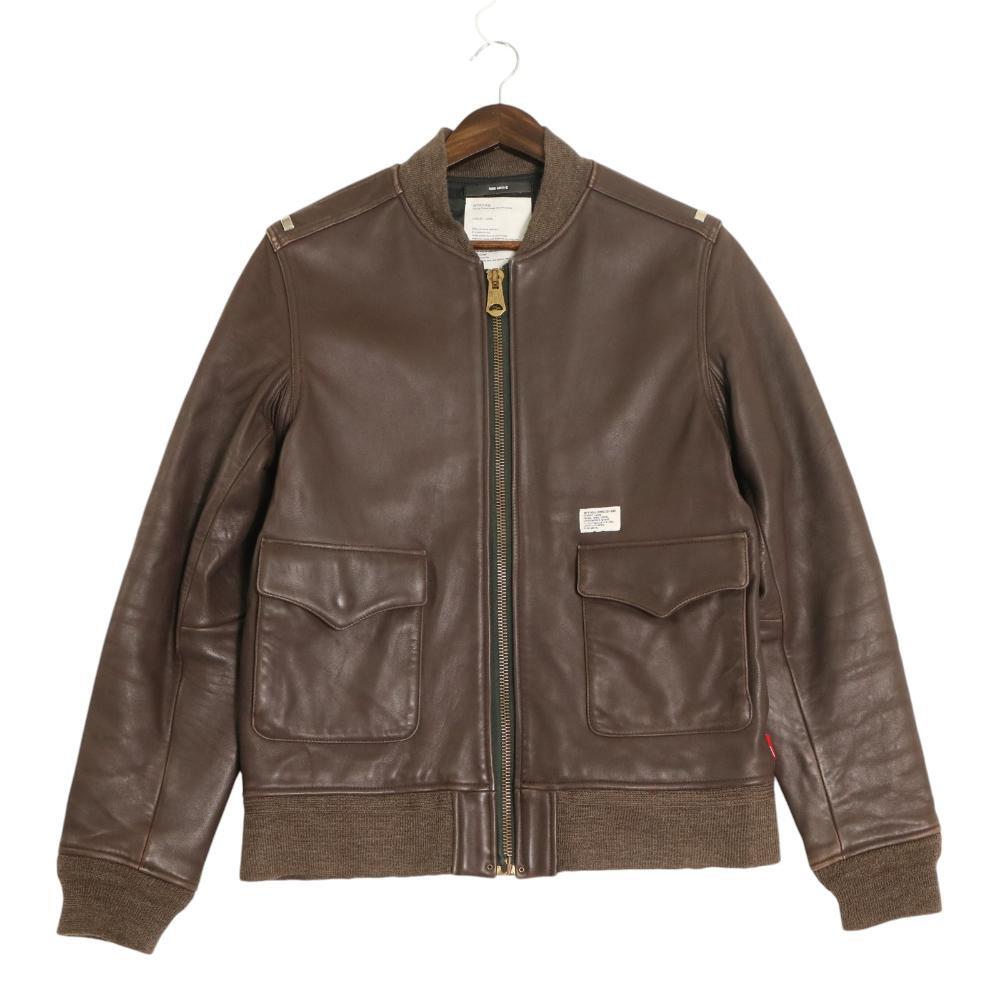 ダブルタップス WTAPS 09AW A-2 JACKET FIELD LTHR LAMB ダブルタップス WTAPS 09AW A-2 JACKET FIELD LTHR LAMB