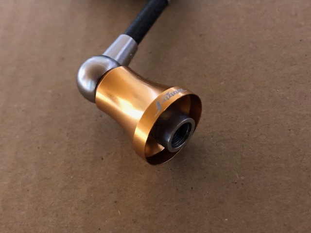 ZPI カーボンハンドル ダイワ用 ファンネル 40mm
