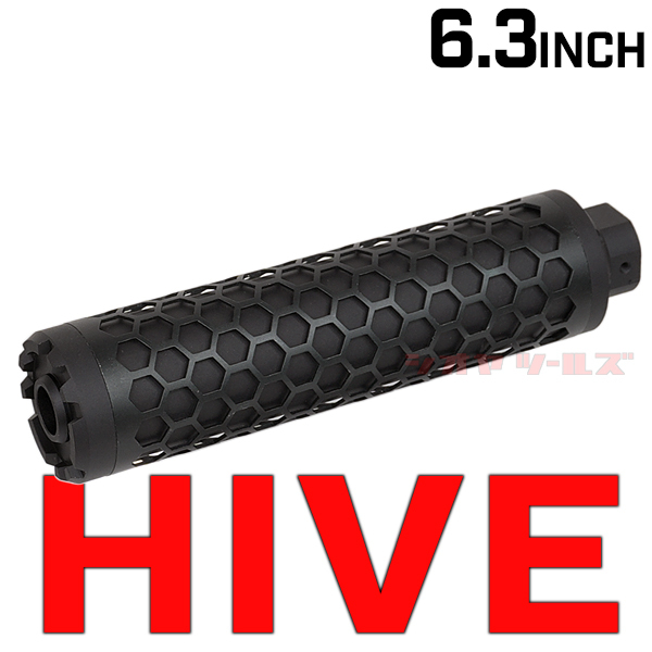 ANGEL 製 HIVE HEX サプレッサー 6 3inch M14逆ネジ ( Silencer ANGEL 製 HIVE HEX サプレッサー 6 3inch M14逆ネジ ( Silencer