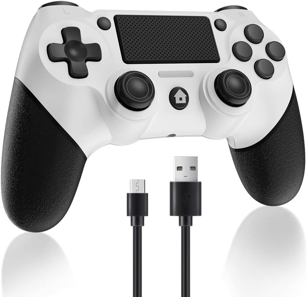 Ps4 コントローラー ワイヤレスコントローラー Bluetooth接続 Turbo連射機能 1000mAh 遅延なし 重力感応 二重振動 ジャイロセンサー機能
