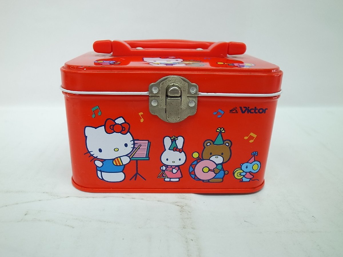 * Hello Kitty Victor * жестяная банка кейс retro * USED