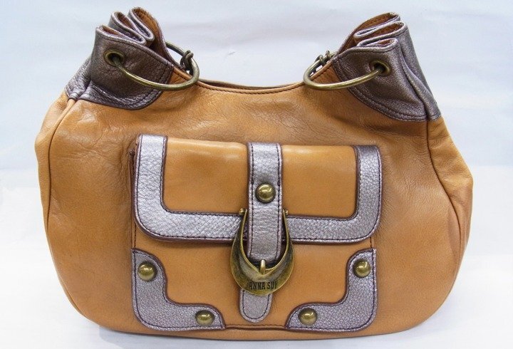 ■ アナスイ / ANNA SUI ■ ハンドバッグ ブラウン系 レディース ■ USED