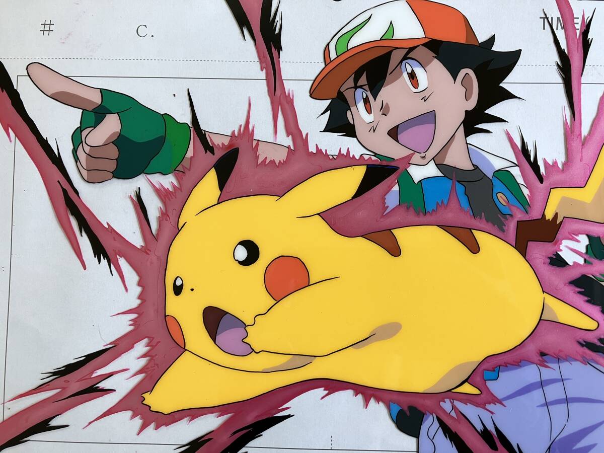 Yahoo!オークション - ポケモン セル画 サトシ ピカチュウ/原画 Yahoo!オークション - ポケモン セル画 サトシ ピカチュウ/原画