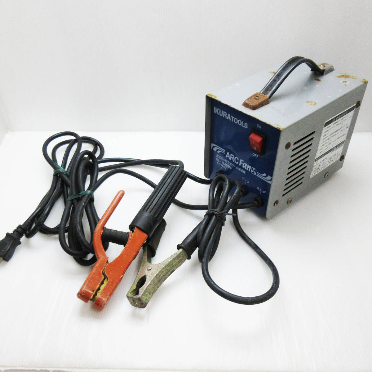 KM-4818[ welding machine ]IKURA TOOLS/ salted salmon roe tool z* home use small size alternating current arc welding machine *IS-H40BF*100V 40A* electrification verification settled *