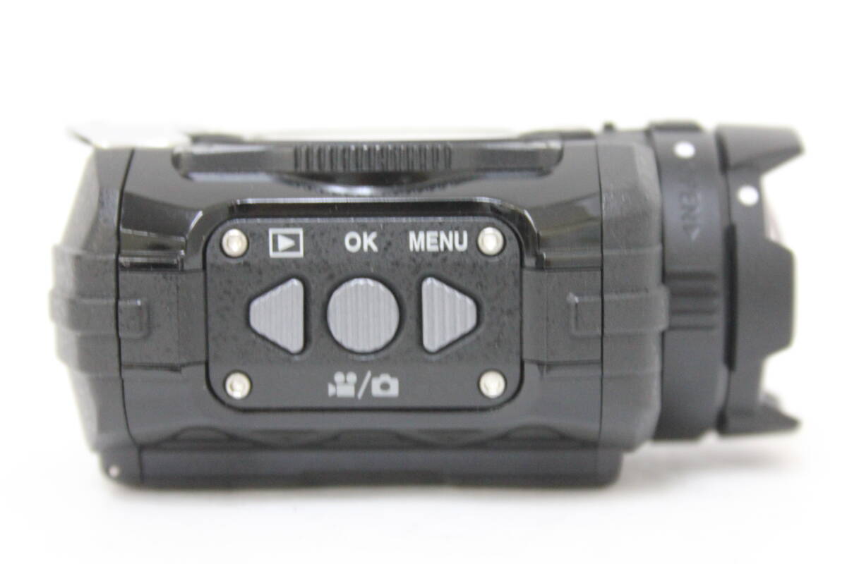 【返品保証】 リコー Ricoh WG-M1 ブラック 防水 バッテリー付き アクションカメラ v7279