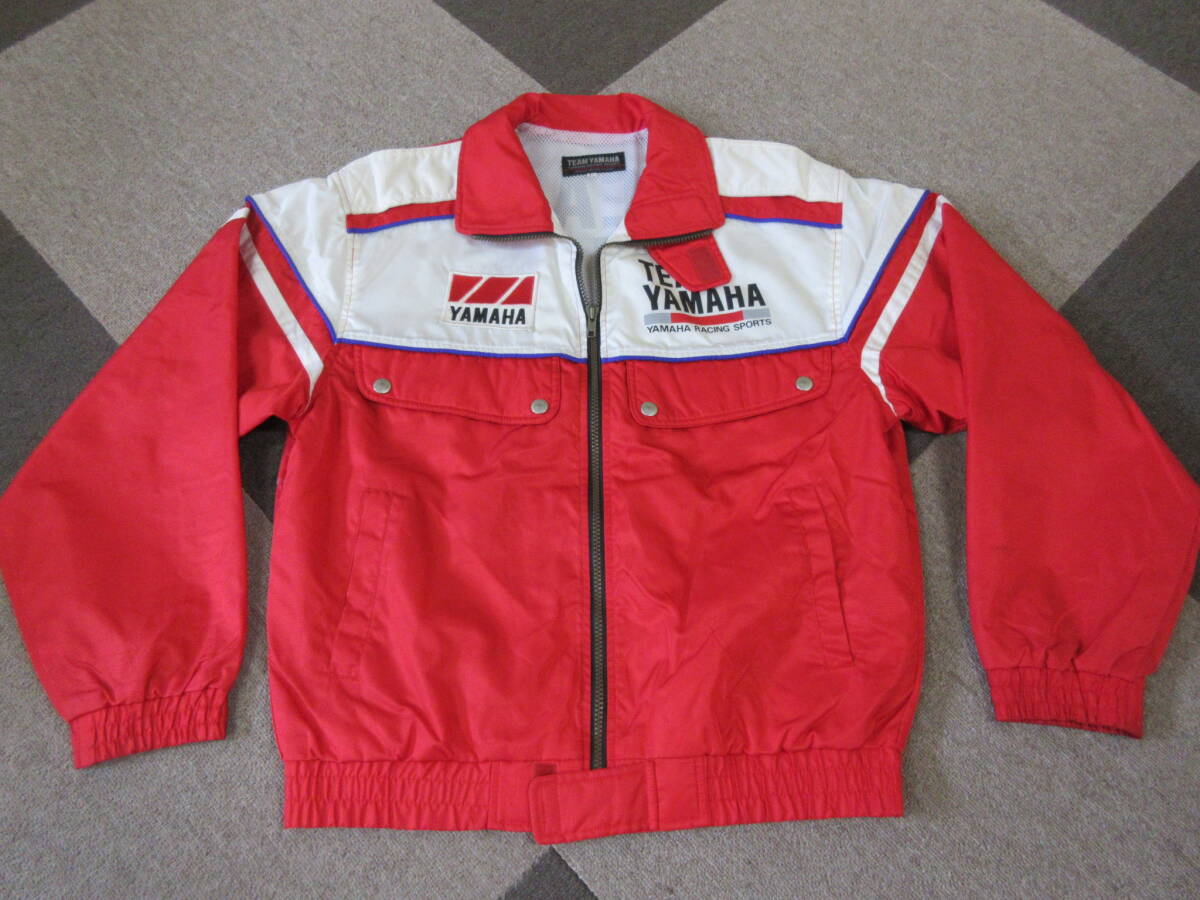 ビンテージ ヤマハ YAMAHA 80s ナイロンジャケット レーシング バイク 80s90s TEAM YAMAHA ナイロンジャケット L 日本製 ヤマハ 発動機