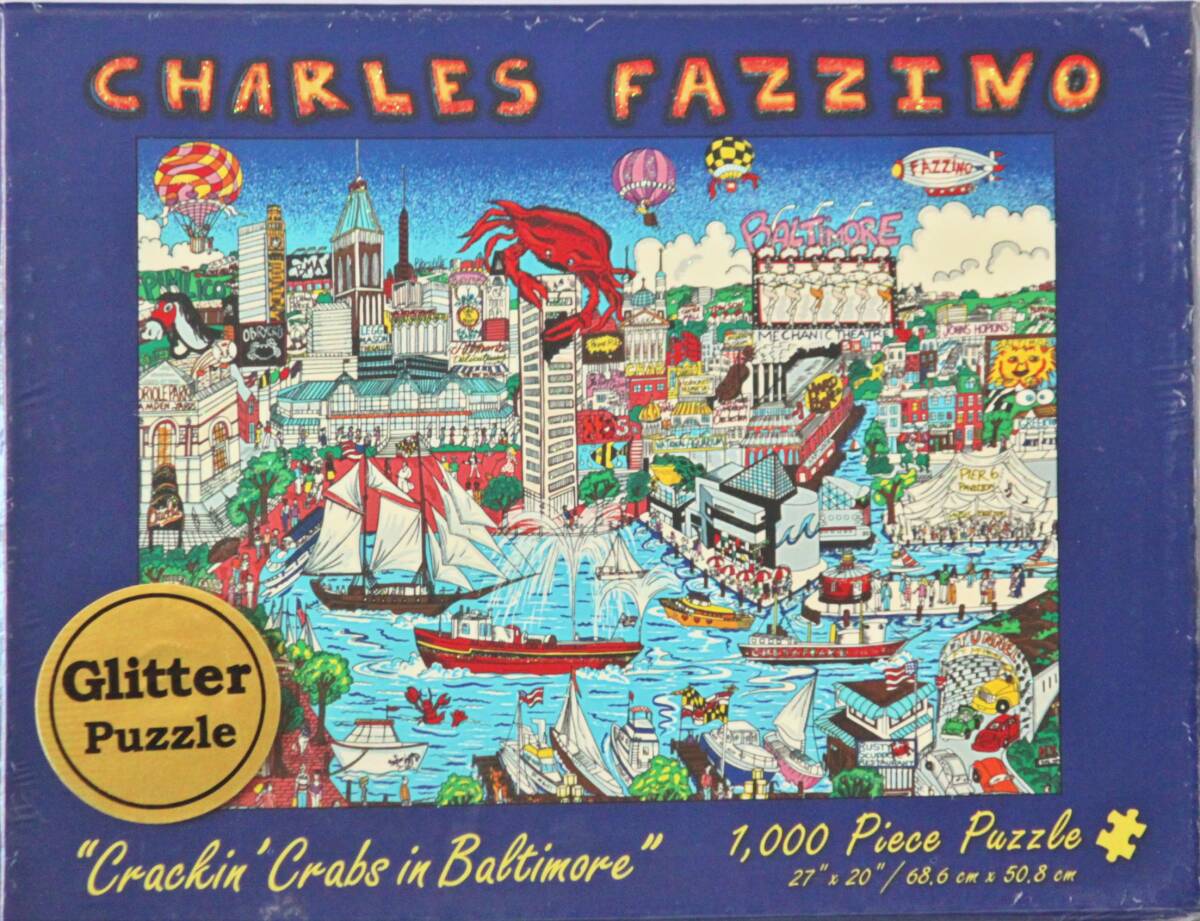 Charles Fazzino - CRACKIN ' CRABS IN BALTIMORE 1000ピース