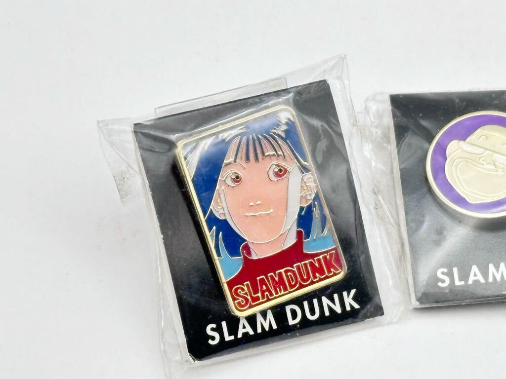 スラムダンク SLAM DUNK 赤木晴子 ピンバッジ 新品 2個セット ピンズ 6-10 絶版 未使用 スラムダンク SLAMDUNK ピン バッジ バッチ