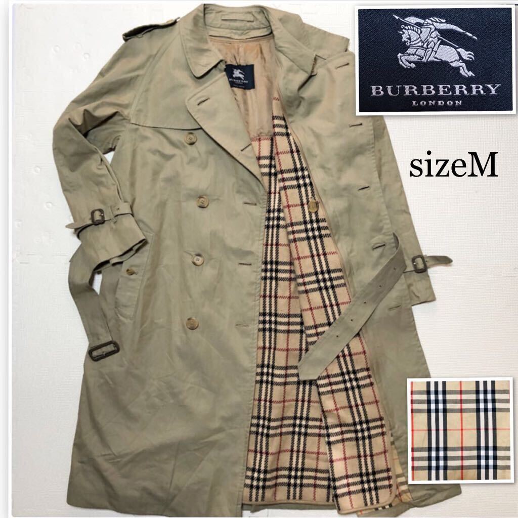 美品 BURBERRY LONDON バーバリーロンドン ダブルトレンチコート 美品 BURBERRY LONDON バーバリーロンドン ダブルトレンチコート
